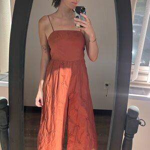 American Eagle Outfitters Terracotta Jumpsuit